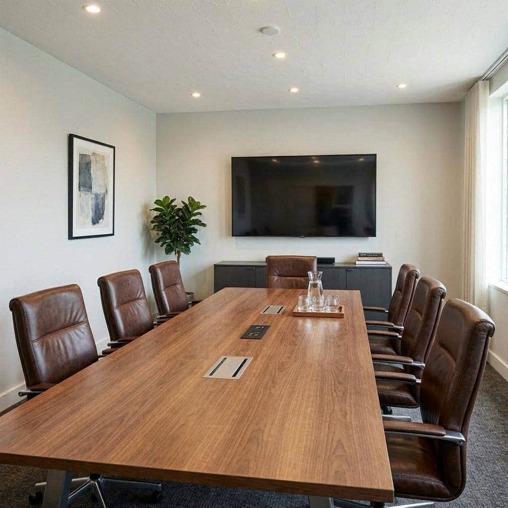 行政前台写字楼办公推进视频会议空间配置遇到电梯短时拥堵需先核对哪些信息